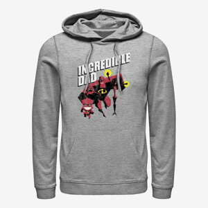 Queens Disney Incredibles - Credible Father Unisex Hoodie Heather Grey