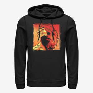 Queens Disney The Lion King - Rasta King Unisex Hoodie Black