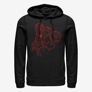 Queens Disney The Little Mermaid - Sebeztian Front Unisex Hoodie Black