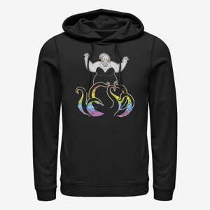 Queens Disney The Little Mermaid - Rainbow Tentacles Unisex Hoodie Black