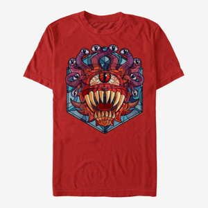 Queens Dungeons & Dragons - Eye of the Beholder Glass Unisex T-Shirt Red