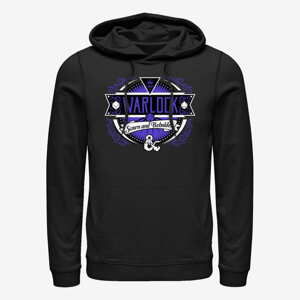 Queens Dungeons & Dragons - Warlock Label Unisex Hoodie Black