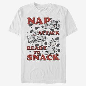 Queens Disney Classics 101 Dalmatians - Nap Attack Snack Pups Unisex T-Shirt White