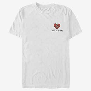Queens Disney Classics DNCA - REBEL HEART Unisex T-Shirt White