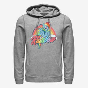 Queens Hasbro Vault My Little Pony - Rainbow Unisex Hoodie Heather Grey