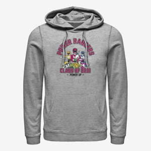 Queens Hasbro Vault Power Rangers - Power Grad Twenty One Unisex Hoodie Heather Grey