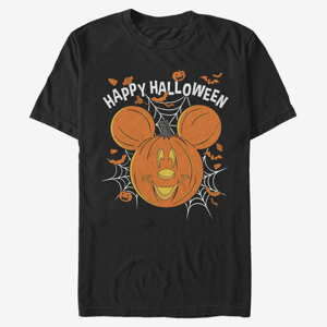 Queens Disney Classics Mickey Classic - MICKEY MOUSE JACK O LANTERN Unisex T-Shirt Black