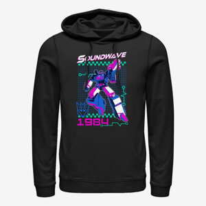 Queens Hasbro Transformers - Soundwave Retro Unisex Hoodie Black