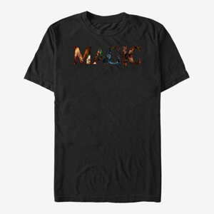 Queens Magic: The Gathering - Magic Text Fill Unisex T-Shirt Black