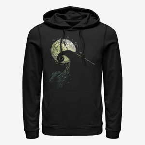 Queens Disney Classics Nightmare Before Christmas - Spiral Hill Jack Unisex Hoodie Black