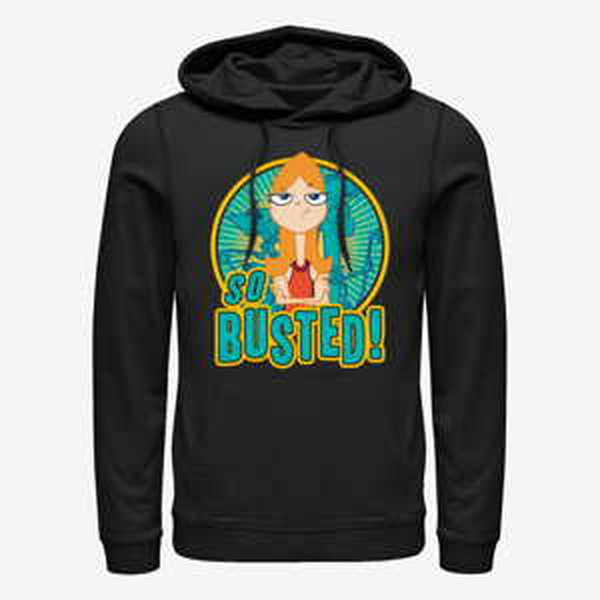 Queens Disney Classics Phineas And Ferb - So Busted Unisex Hoodie Black