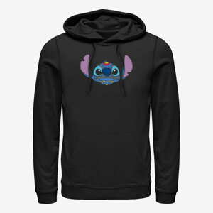 Queens Disney Classics Lilo & Stitch - SUGAR SKULL STITCH Unisex Hoodie Black