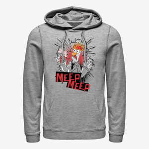 Queens Disney Classics Muppets - Beaker Meep Unisex Hoodie Heather Grey