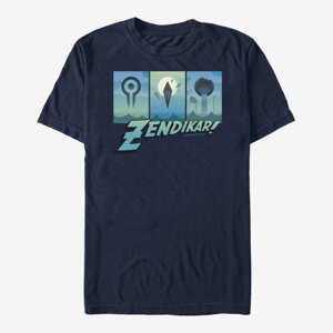 Queens Magic: The Gathering - Zendikar Triptych Unisex T-Shirt Navy Blue