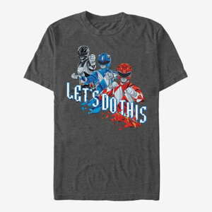 Queens Hasbro Vault Power Rangers - Lets Do This Unisex T-Shirt Dark Heather Grey