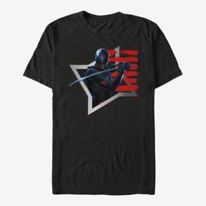 Queens Hasbro Vault Snake Eyes - Throwing Star Badge Unisex T-Shirt Black