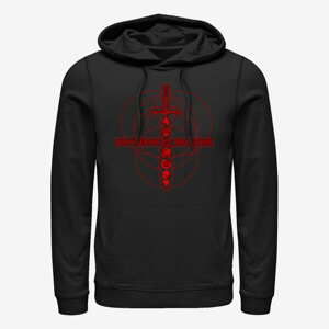 Queens Dungeons & Dragons - Dice Sword Unisex Hoodie Black