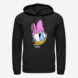 Queens Disney Classics Mickey Classic - Daisy Big Face Unisex Hoodie Black