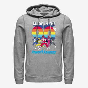 Queens Hasbro Vault Power Rangers - Nineties Unisex Hoodie Heather Grey