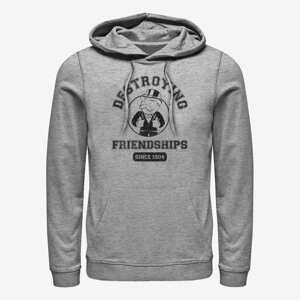 Queens Hasbro Monopoly - Friendship Destroyer Unisex Hoodie Heather Grey