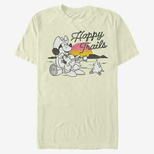 Queens Disney Classics Mickey & Friends - Happy Trails Unisex T-Shirt Natural