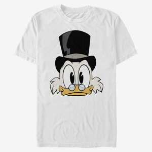 Queens Disney Classics Ducktales - Scrooge Big Face Unisex T-Shirt White
