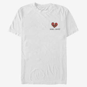 Queens Disney Classics DNCA - REBEL HEART Unisex T-Shirt White