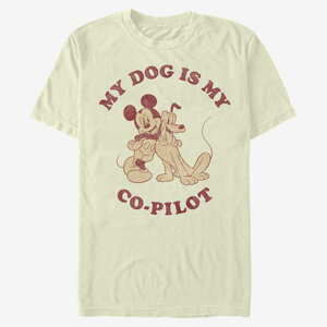 Queens Disney Classics Mickey Classic - Copilot Unisex T-Shirt Natural