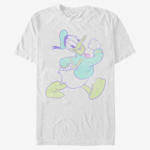 Queens Disney Classics Mickey Classic - Neon Donald Unisex T-Shirt White