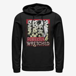 Queens Disney Classics 101 Dalmatians - Wretched Cruella Unisex Hoodie Black