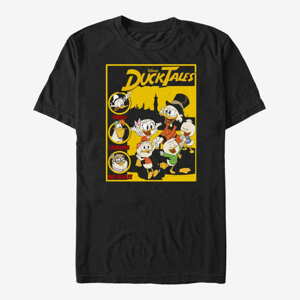 Queens Disney Classics Ducktales - DuckTales Cover Unisex T-Shirt Black