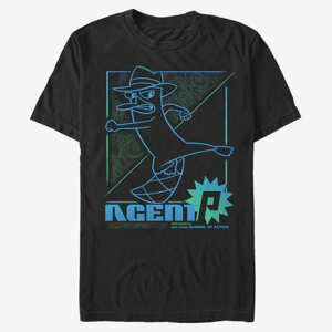 Queens Disney Classics Phineas And Ferb - Mammal of Action Unisex T-Shirt Black