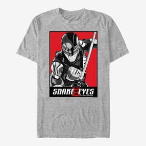 Queens Hasbro Vault Snake Eyes - Minimal Snake Eyes Unisex T-Shirt Heather Grey