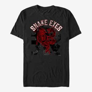 Queens Hasbro Vault Snake Eyes - Tattoo Red Unisex T-Shirt Black