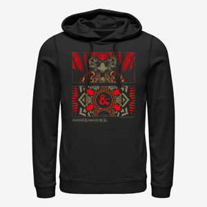 Queens Dungeons & Dragons - Player Handbook Panel Unisex Hoodie Black