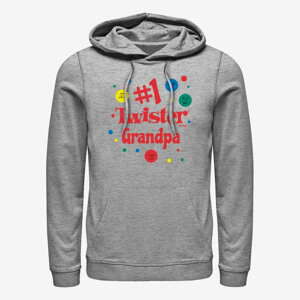 Queens Hasbro Vault Twister - Number 1 Grandpa Unisex Hoodie Heather Grey