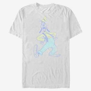 Queens Disney Classics Mickey Classic - Goofy Neon Unisex T-Shirt White