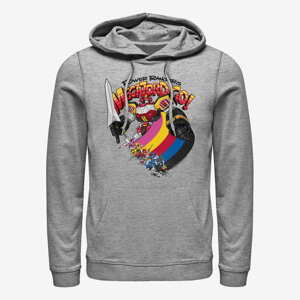 Queens Hasbro Vault Power Rangers - Megazord and Rangers Unisex Hoodie Heather Grey