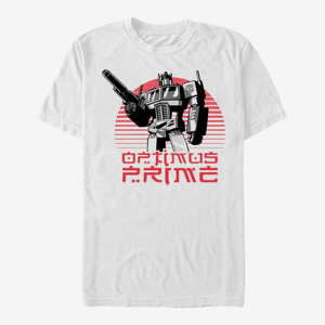 Queens Hasbro Vault Transformers - Optimus Prime Kanji Look Unisex T-Shirt White