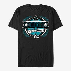 Queens Dungeons & Dragons - Cleric Label Unisex T-Shirt Black