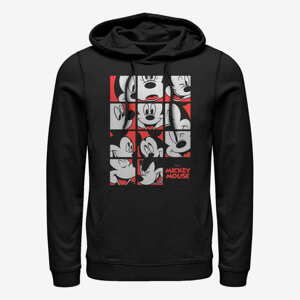 Queens Disney Classics Mickey Classic - Mickey Mouse Expression Grid Unisex Hoodie Black