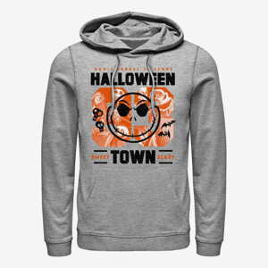 Queens Disney Classics Nightmare Before Christmas - Halloweentown College Unisex Hoodie Heather Grey