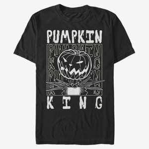 Queens Disney Classics Nightmare Before Christmas - Pumpkin King Unisex T-Shirt Black