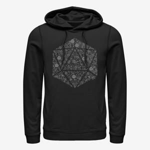 Queens Dungeons & Dragons - Celestial D20 Unisex Hoodie Black