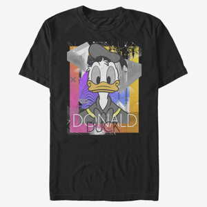 Queens Disney Classics Mickey Classic - Eighties Duck Unisex T-Shirt Black