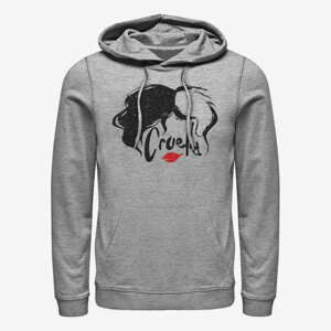 Queens Disney Classics DNCA - Simply Cruella Unisex Hoodie Heather Grey