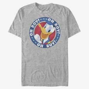 Queens Disney Classics Mickey Classic - Oh Boy Donald Unisex T-Shirt Heather Grey