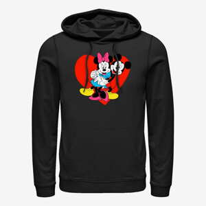 Queens Disney Classics Mickey Classic - BE MINE Unisex Hoodie Black