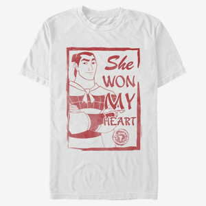 Queens Disney Classics Mulan - Shang She Won My Heart Unisex T-Shirt White