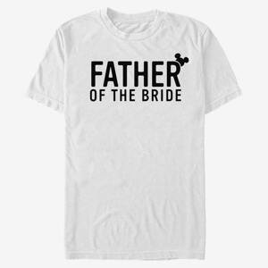 Queens Disney Classics Mickey & Friends - Father of the Bride Unisex T-Shirt White